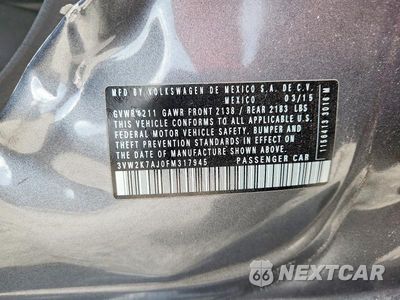 Zdjęcie 12 z 12 samochodu: 2015 VOLKSWAGEN JETTA BASE VIN:3VW2K7AJ0FM317945 - miniatura
