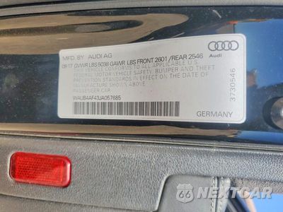 Zdjęcie 12 z 12 samochodu: 2018 AUDI S4 PREMIUM PLUS VIN:WAUB4AF43JA057685 - miniatura