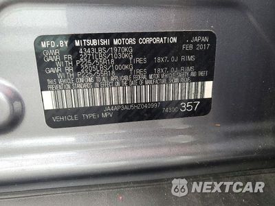 Zdjęcie 13 z 13 samochodu: 2017 MITSUBISHI OUTLANDER SPORT ES VIN:JA4AP3AU5HZ040997 - miniatura