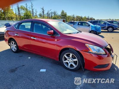 Czwarte zdjęcie samochodu z boku: 2014 NISSAN SENTRA SV VIN:3N1AB7AP7EY251830 - miniatura