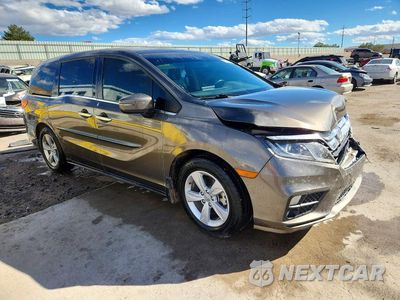 Czwarte zdjęcie samochodu z boku: 2019 HONDA ODYSSEY EXL VIN:5FNRL6H72KB110605 - miniatura