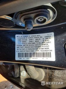 Zdjęcie 12 z 12 samochodu: 2016 HONDA CIVIC EX VIN:2HGFC2F70GH510504 - miniatura