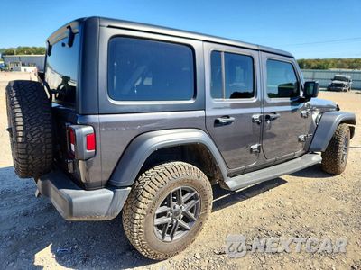Trzecie zdjęcie samochodu z tyłu: 2024 JEEP WRANGLER SPORT VIN:1C4PJXDG1RW283210 - miniatura