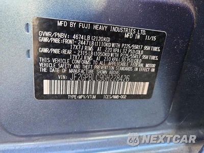 Zdjęcie 13 z 13 samochodu: 2016 SUBARU CROSSTREK 2.0I HYBRID TOURING VIN:JF2GPBLC9GH228426 - miniatura