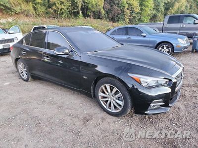 Czwarte zdjęcie samochodu z boku: 2017 INFINITI Q50 3.0T PREMIUM VIN:JN1EV7AP0HM737766 - miniatura