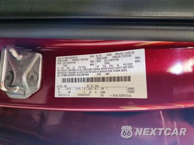 Zdjęcie 13 z 13 samochodu: 2018 FORD ESCAPE SE VIN:1FMCU0GD1JUC28184 - miniatura