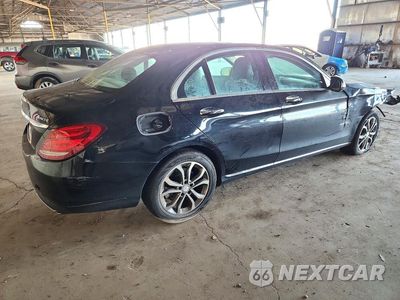 Trzecie zdjęcie samochodu z tyłu: 2017 MERCEDES-BENZ C 300 4MATIC VIN:55SWF4KB2HU194637 - miniatura