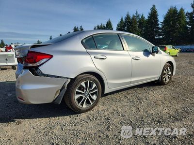 Trzecie zdjęcie samochodu z tyłu: 2015 HONDA CIVIC EX VIN:19XFB2F80FE202642 - miniatura