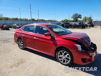 Czwarte zdjęcie samochodu z boku: 2013 NISSAN SENTRA S VIN:3N1AB7AP6DL652023 - miniatura