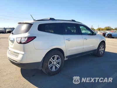 Trzecie zdjęcie samochodu z tyłu: 2015 CHEVROLET TRAVERSE LT VIN:1GNKVHKD6FJ311449 - miniatura