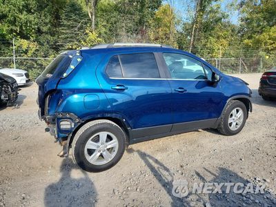 Trzecie zdjęcie samochodu z tyłu: 2019 CHEVROLET TRAX 1LT VIN:3GNCJLSB2KL351483 - miniatura