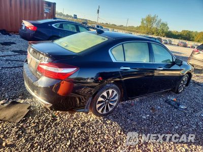 Trzecie zdjęcie samochodu z tyłu: 2017 HONDA ACCORD HYBRID EXL VIN:JHMCR6F55HC027700 - miniatura