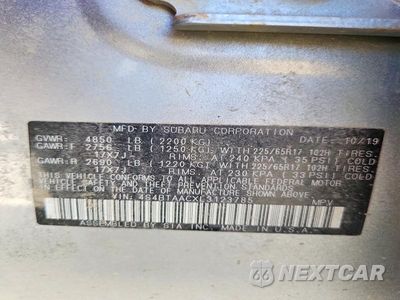 Zdjęcie 13 z 13 samochodu: 2020 SUBARU OUTBACK VIN:4S4BTAACXL3123785 - miniatura