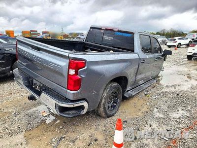Trzecie zdjęcie samochodu z tyłu: 2020 CHEVROLET SILVERADO K1500 LT VIN:3GCUYDET3LG323625 - miniatura