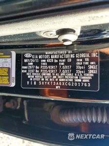 Zdjęcie 13 z 13 samochodu: 2012 KIA SORENTO LX VIN:5XYKT3A6XCG201763 - miniatura