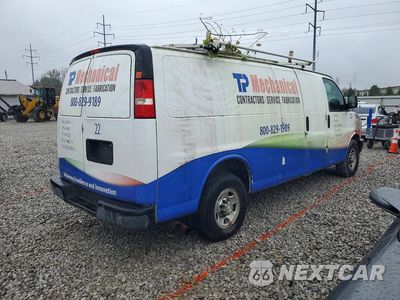 Trzecie zdjęcie samochodu z tyłu: 2016 CHEVROLET EXPRESS G2500 VIN:1GCWGBFF2G1162892 - miniatura