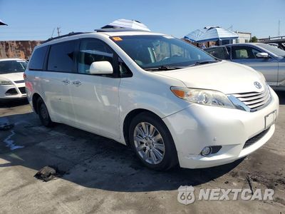 Czwarte zdjęcie samochodu z boku: 2011 TOYOTA SIENNA LIMITED 7-PASSENGER VIN:5TDYK3DC0BS092486 - miniatura