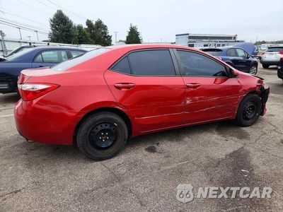 Trzecie zdjęcie samochodu z tyłu: 2016 TOYOTA COROLLA LE VIN:5YFBURHE3GP543361 - miniatura