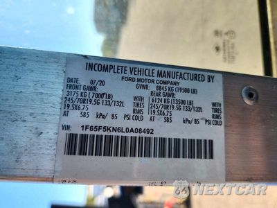 Zdjęcie 13 z 13 samochodu: 2020 FORD F59 DELIVERY TRUCK VIN:1F65F5KN6L0A08492 - miniatura
