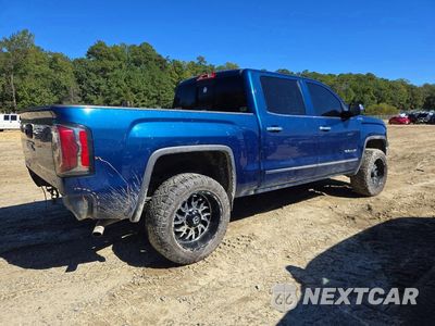 Trzecie zdjęcie samochodu z tyłu: 2018 GMC SIERRA K1500 SLT VIN:3GTU2NEC2JG284840 - miniatura