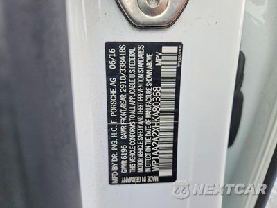 Zdjęcie 13 z 13 samochodu: 2017 PORSCHE CAYENNE VIN:WP1AA2A2XHKA80368 - miniatura