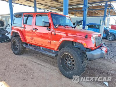 Czwarte zdjęcie samochodu z boku: 2018 JEEP WRANGLER UNLIMITED SAHARA VIN:1C4HJWEG8JL893558 - miniatura