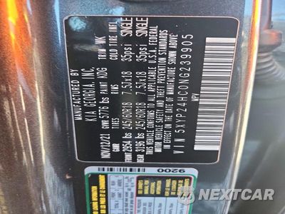 Zdjęcie 12 z 12 samochodu: 2022 KIA TELLURIDE LX VIN:5XYP24HC0NG239905 - miniatura