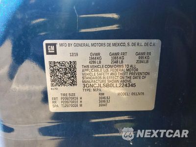 Zdjęcie 13 z 13 samochodu: 2020 CHEVROLET TRAX 1LT VIN:3GNCJLSB0LL224345 - miniatura