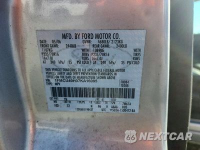 Zdjęcie 13 z 13 samochodu: 2007 FORD ESCAPE HEV VIN:1FMCU49H07KA16095 - miniatura