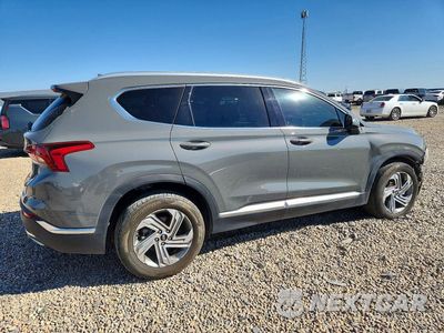 Trzecie zdjęcie samochodu z tyłu: 2021 HYUNDAI SANTA FE SEL VIN:5NMS24AJ3MH310943 - miniatura