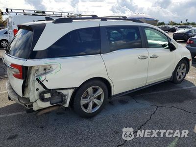 Trzecie zdjęcie samochodu z tyłu: 2018 HONDA ODYSSEY EXL VIN:5FNRL6H73JB021818 - miniatura