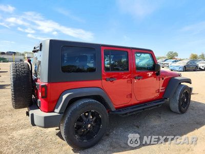 Trzecie zdjęcie samochodu z tyłu: 2010 JEEP WRANGLER UNLIMITED SPORT VIN:1J4BA3H19AL109460 - miniatura