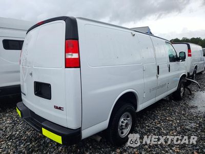 Trzecie zdjęcie samochodu z tyłu: 2023 GMC SAVANA DELIVERY VAN VIN:1GTW7AFP5P1168947 - miniatura