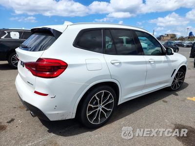 Trzecie zdjęcie samochodu z tyłu: 2019 BMW X3 XDRIVE30I VIN:5UXTR9C52KLR06360 - miniatura