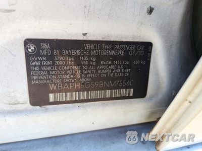 Zdjęcie 12 z 12 samochodu: 2011 BMW 328 I SULEV VIN:WBAPH5G59BNM75560 - miniatura