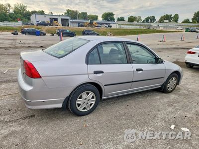 Trzecie zdjęcie samochodu z tyłu: 2005 HONDA CIVIC DX VP VIN:2HGES16375H561906 - miniatura