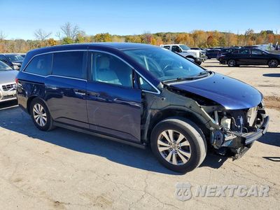 Czwarte zdjęcie samochodu z boku: 2016 HONDA ODYSSEY EX VIN:5FNRL5H41GB052302 - miniatura