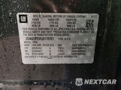 Zdjęcie 14 z 14 samochodu: 2018 CHEVROLET EQUINOX LS VIN:2GNAXREV6J6170761 - miniatura