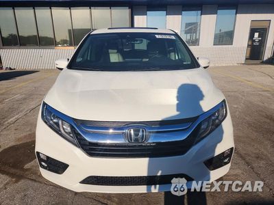 Piąte zdjęcie samochodu w środku: 2019 HONDA ODYSSEY EXL VIN:5FNRL6H74KB029427 - miniatura