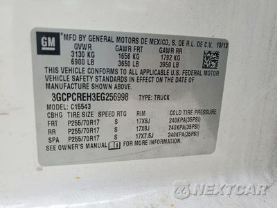 Zdjęcie 12 z 12 samochodu: 2014 CHEVROLET SILVERADO C1500 LT VIN:3GCPCREH3EG256998 - miniatura