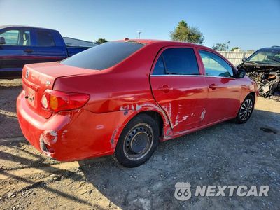 Trzecie zdjęcie samochodu z tyłu: 2009 TOYOTA COROLLA LE VIN:JTDBL40EX99080385 - miniatura