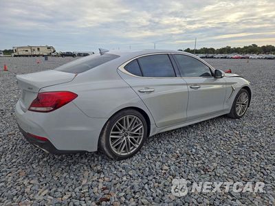 Trzecie zdjęcie samochodu z tyłu: 2021 GENESIS G70 ELITE VIN:KMTG34LA9MU077211 - miniatura