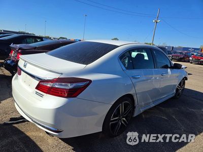 Trzecie zdjęcie samochodu z tyłu: 2017 HONDA ACCORD SPORT SPECIAL EDITION VIN:1HGCR2F15HA226864 - miniatura