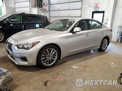 2018 INFINITI Q50 3.0T LUXE JN1EV7AR6JM437043 - główne zdjęcie licytacji z USA - miniatura