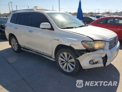 Czwarte zdjęcie samochodu z boku: 2008 TOYOTA HIGHLANDER HYBRID LIMITED VIN:JTEEW44A482022576 - miniatura