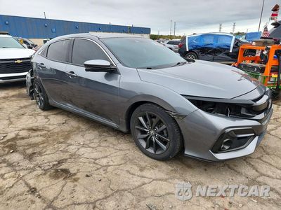 Czwarte zdjęcie samochodu z boku: 2020 HONDA CIVIC EXL VIN:SHHFK7H83LU207669 - miniatura