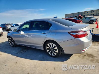 Drugie zdjęcie samochodu z przodu: 2017 HONDA ACCORD HYBRID EXL VIN:JHMCR6F50HC029385 - miniatura