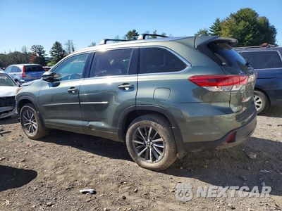 Drugie zdjęcie samochodu z przodu: 2018 TOYOTA HIGHLANDER XLE VIN:5TDJZRFH2JS805654 - miniatura