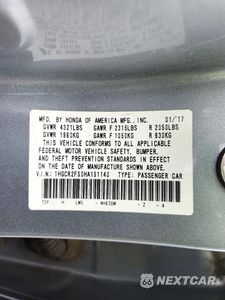 Zdjęcie 12 z 12 samochodu: 2017 HONDA ACCORD SPORT VIN:1HGCR2F50HA151140 - miniatura
