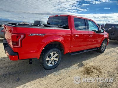 Trzecie zdjęcie samochodu z tyłu: 2015 FORD F150 SUPERCREW VIN:1FTEW1EG3FFA93036 - miniatura